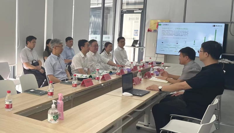 上海大数据中心主任邵军一行来访黑湖科技，详细了解黑湖产品解决方案